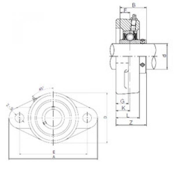 Подшипник UCFL319 ISO #1 image