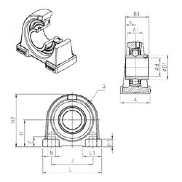 Подшипник UCPA212 SNR #1 image