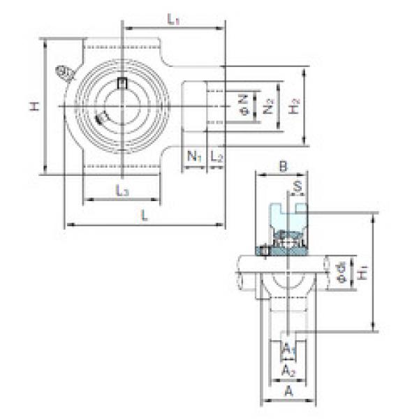 Подшипник UCT212 NACHI #1 image