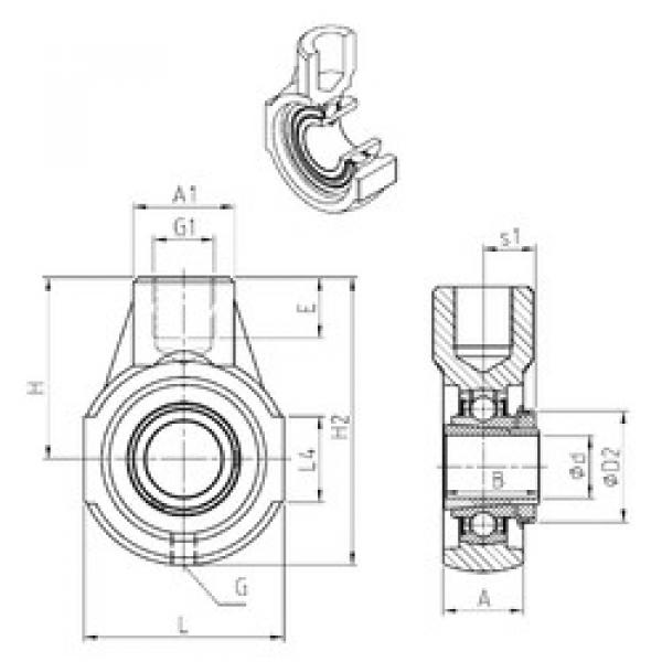 Подшипник UKEHE210H SNR #1 image