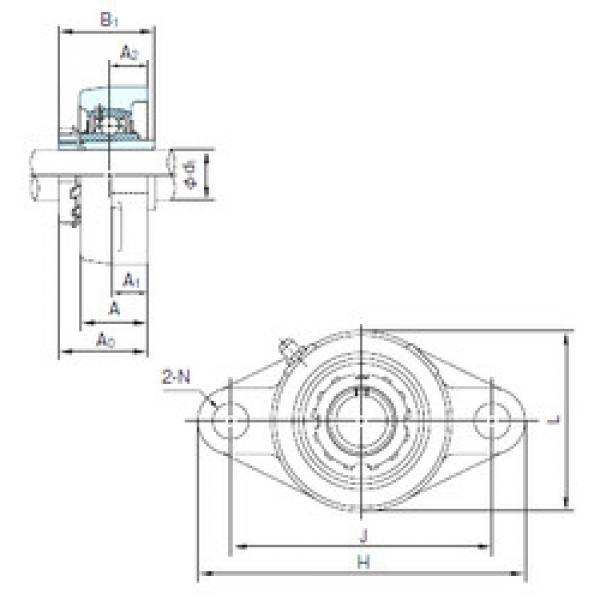 Подшипник UKFL318+H2318 NACHI #1 image