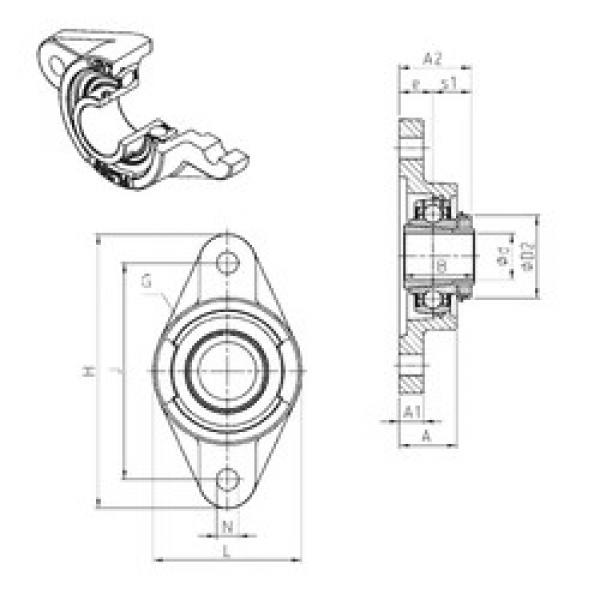 Подшипник UKFL318H SNR #1 image