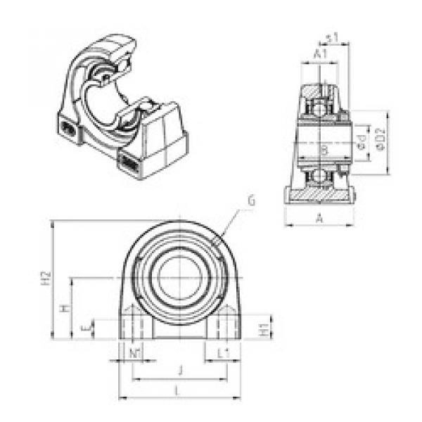 Подшипник UKPG210H SNR #1 image