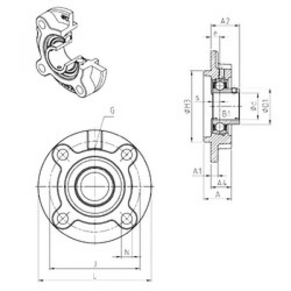 Подшипник USFC209 SNR #1 image