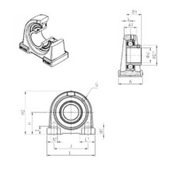 Подшипник USPAE206 SNR #1 image